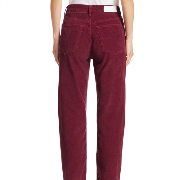 Re/Done High Rise Stovepipe Corduroy Jeans - Picture 5 of 6